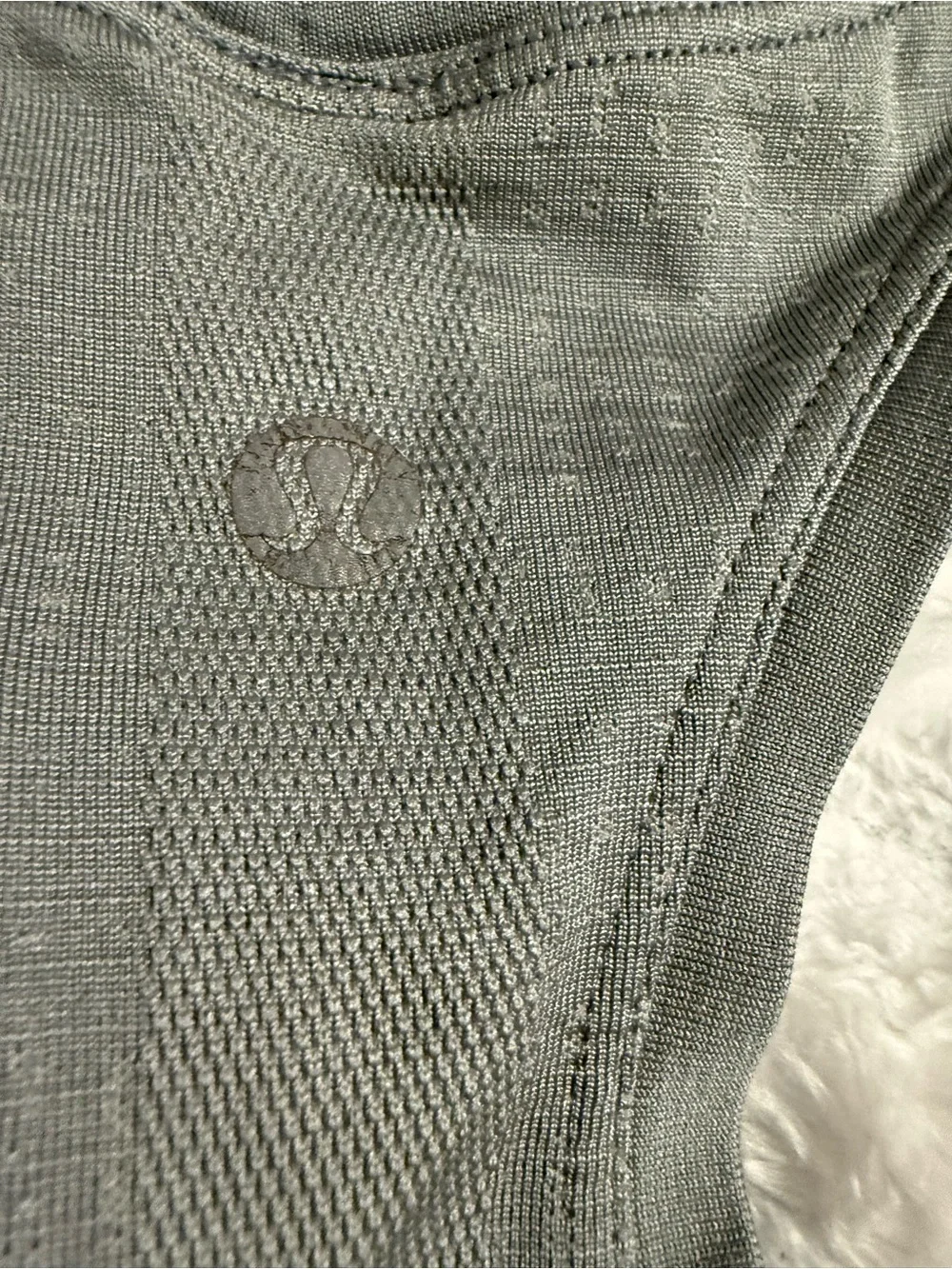 lululemon athletica Gray Racerback Tank
